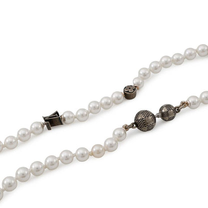 Louis Vuitton Necklace Monogram Slim Pearl Faux