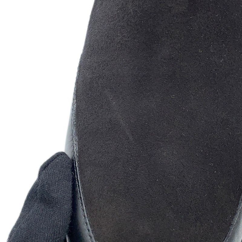Louis Vuitton Boots Monogram Empreinte Suede Laurie Ankle Noir Black