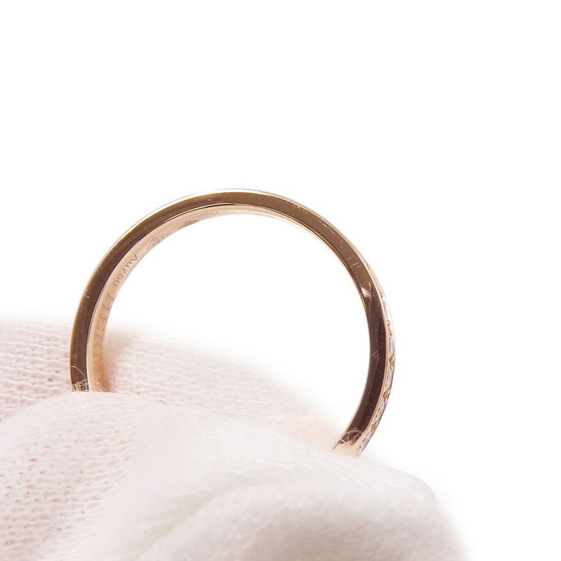 Hermes Ring Kelly Diamond Total 18K Pink Gold 48