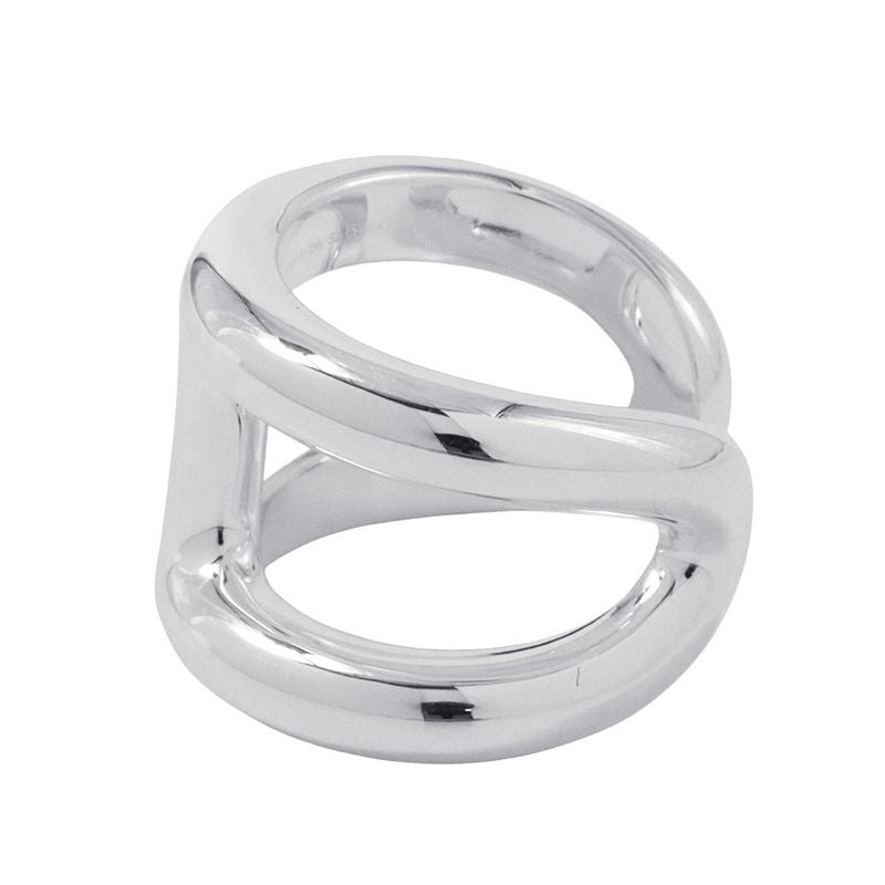 Hermes Ring Osmose GM Silver 52
