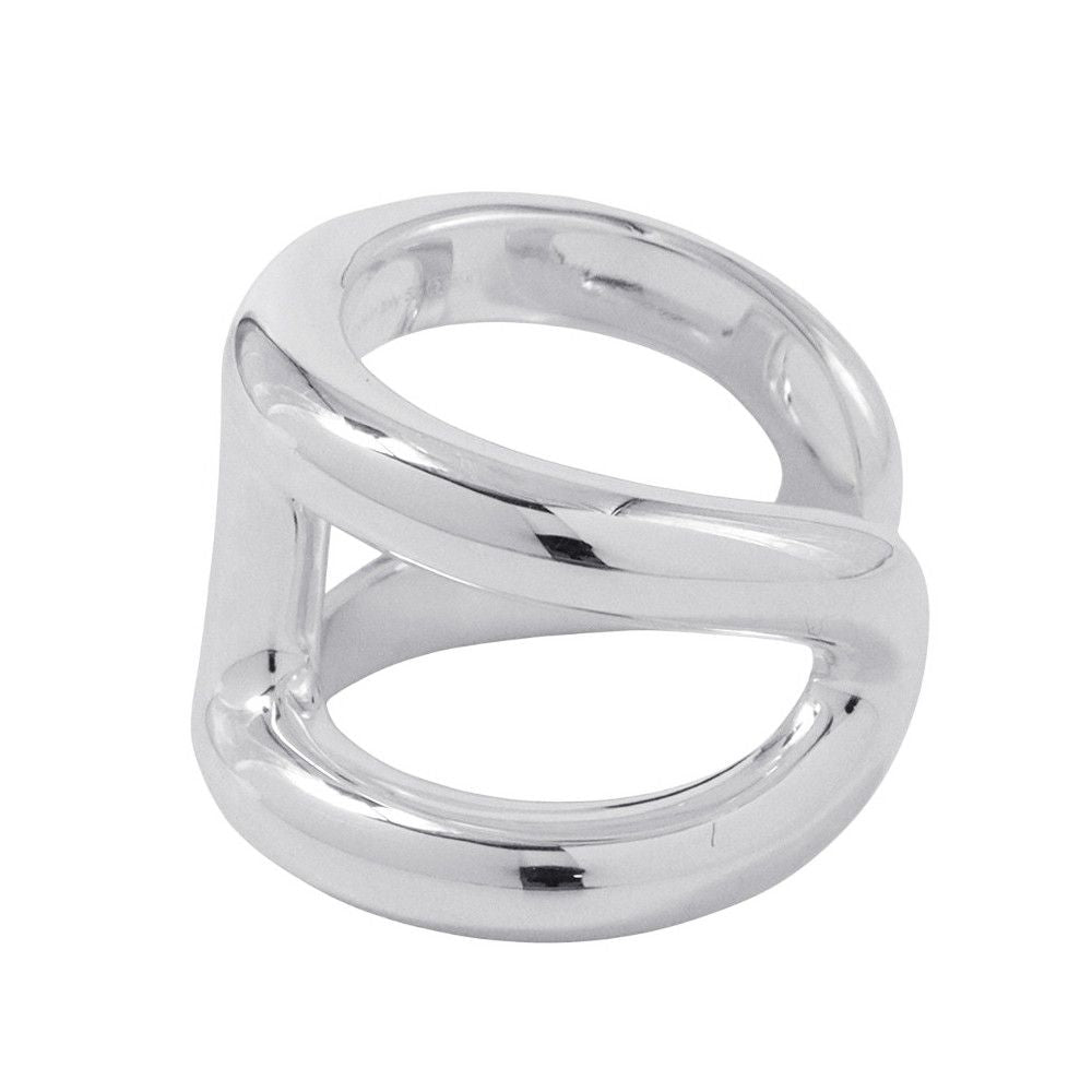 Hermes Ring Osmose GM Silver 52