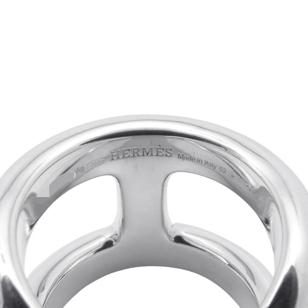 Hermes Ring Osmose GM Silver 52