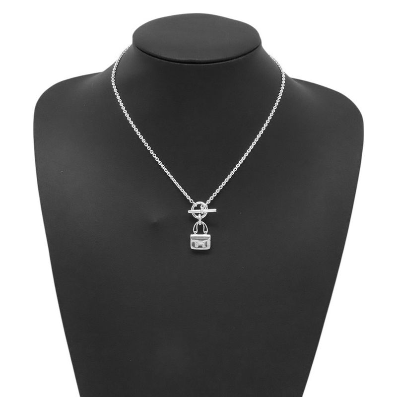 Hermes Necklace Amulet Constance Silver