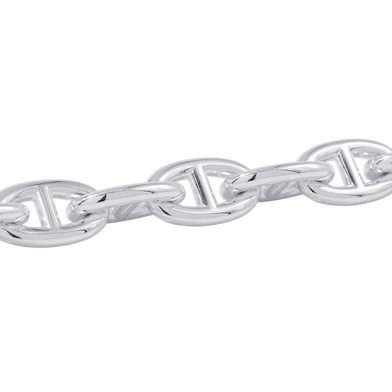 Hermes Bracelet Chaine D'ancre TGM 9 Links Silver