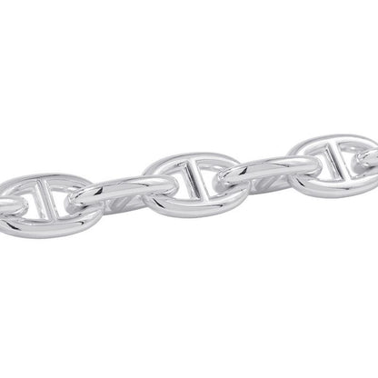 Hermes Bracelet Chaine D'ancre TGM 9 Links Silver