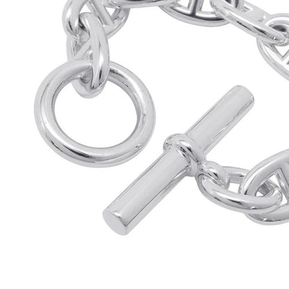 Hermes Bracelet Chaine D'ancre TGM 9 Links Silver
