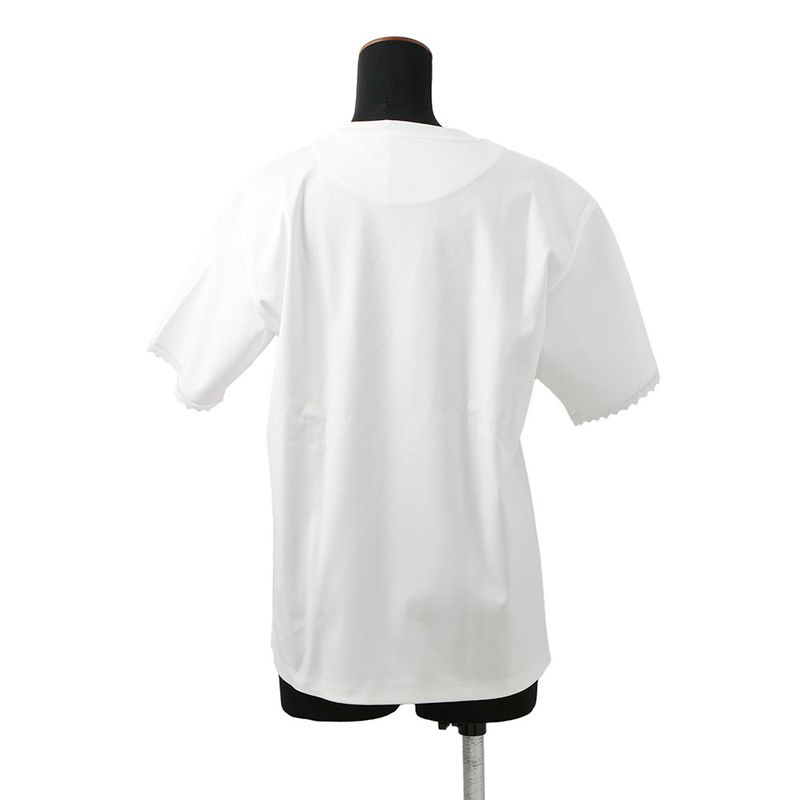 Hermes T-Shirt Palfrow Embroidered Maxi Shirt 36 Top White