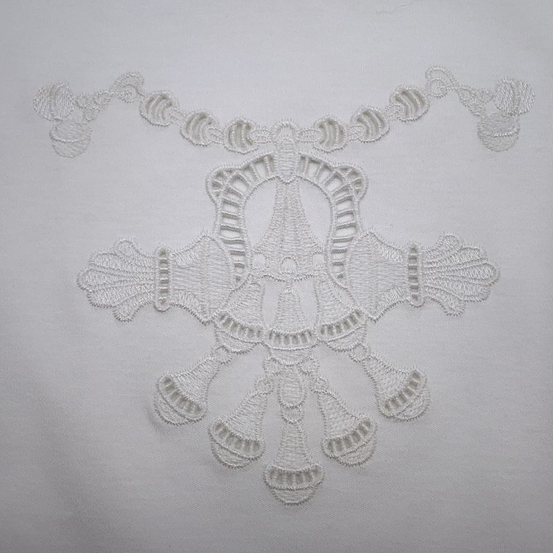 Hermes T-Shirt Palfrow Embroidered Maxi Shirt 36 Top White
