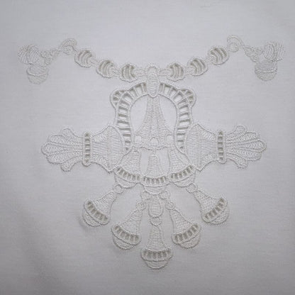 Hermes T-Shirt Palfrow Embroidered Maxi Shirt 36 Top White