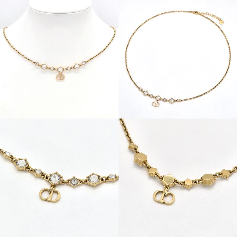 DIOR Clair D Lune Cles -le Di- Lune Necklace Total Length Approx 45.7cm