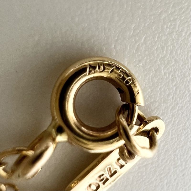 Tiffany & Co Necklace Women's Full Drice Jewelry Accessories - 18K YG Au750