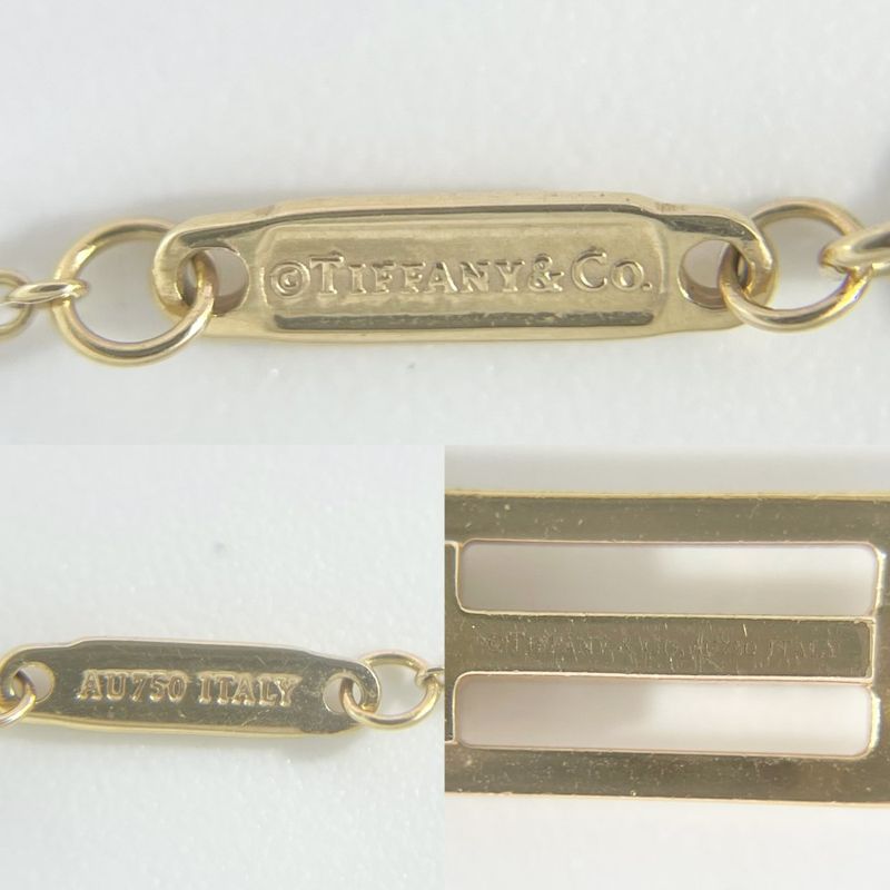 Tiffany & Co Necklace Women's T-open Vertical Bar Pendant Jewelry Accessories