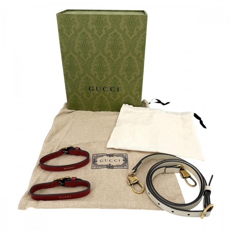 Gucci 3WAY Women's Bamboo Diana Mini Tote Bag Handbag Shoulder Crossbody GG