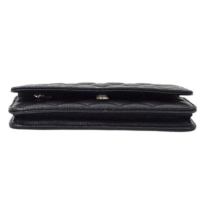 CHANEL Wallet Matelasse Women's Brand Shoulder Wallet Chain Wallet Caviar Skin