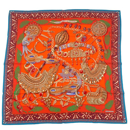HERMES Carre 90 Scarf Silk Jean Zenobie Reine DE Palmyre Queen Of Palmyra