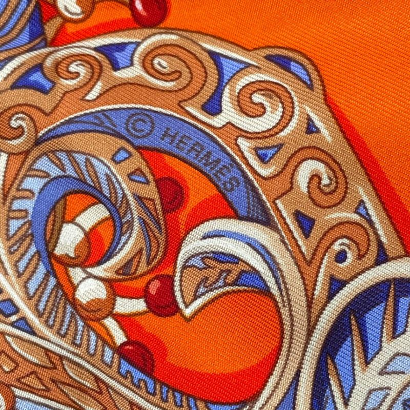 HERMES Carre 90 Scarf Silk Jean Zenobie Reine DE Palmyre Queen Of Palmyra