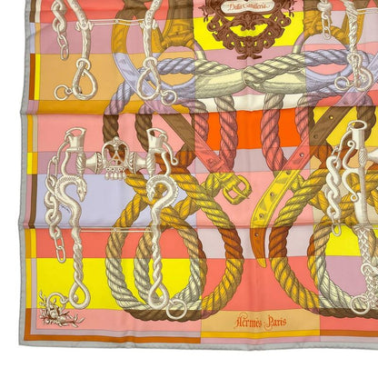 HERMES Carre 90 Silk Scarf Della Cavalleria Multicolor - Box Included