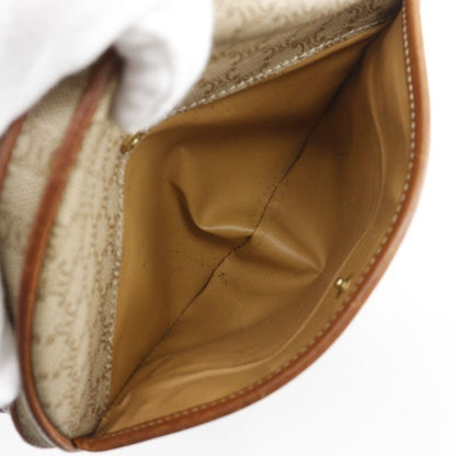 CELINE Old CELINE Macadam Vintage PVC Beige Ladies Shoulder Bag