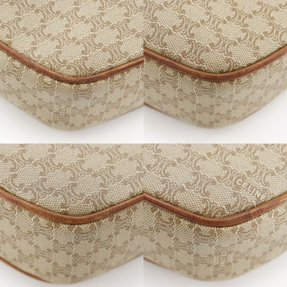 CELINE Old CELINE Macadam Vintage PVC Beige Ladies Shoulder Bag