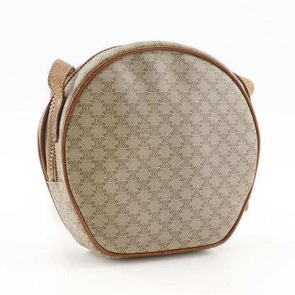 CELINE Old CELINE Macadam Vintage PVC Beige Ladies Shoulder Bag