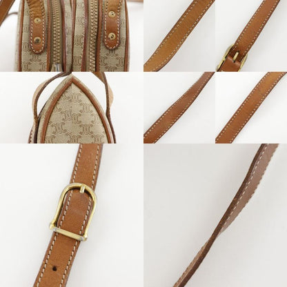 CELINE Old CELINE Macadam Vintage PVC Beige Ladies Shoulder Bag