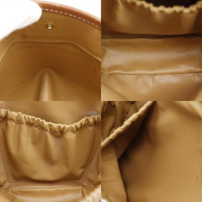 CELINE Old CELINE Macadam Vintage PVC Beige Ladies Shoulder Bag