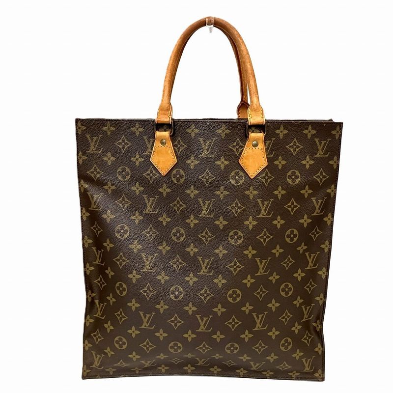 Louis Vuitton Sac Plastic Monogram Tote Bag Canvas M51140