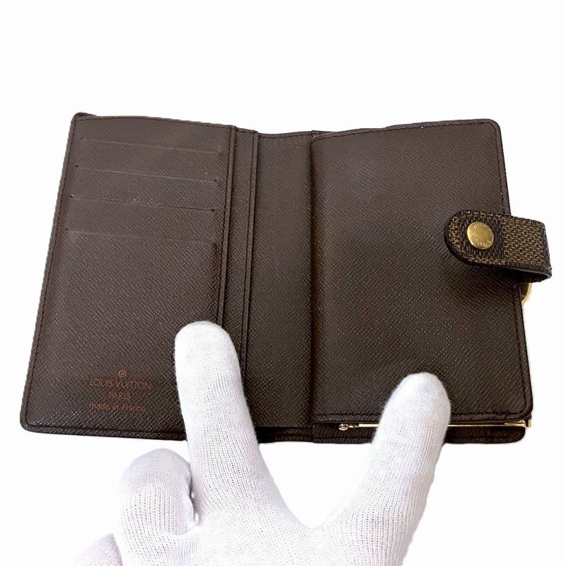 Louis Vuitton Portefeuille Monogram Bifold Wallet Canvas N61663 Women's