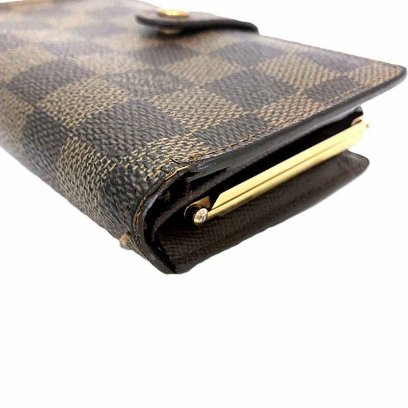 Louis Vuitton Portefeuille Monogram Bifold Wallet Canvas N61663 Women's