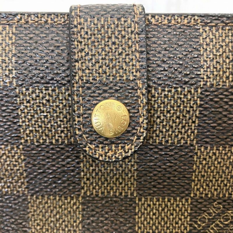 Louis Vuitton Portefeuille Monogram Bifold Wallet Canvas N61663 Women's