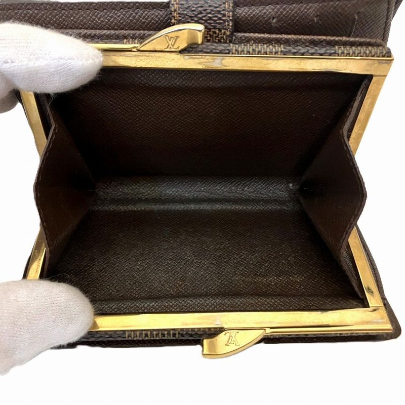 Louis Vuitton Portefeuille Monogram Bifold Wallet Canvas N61663 Women's