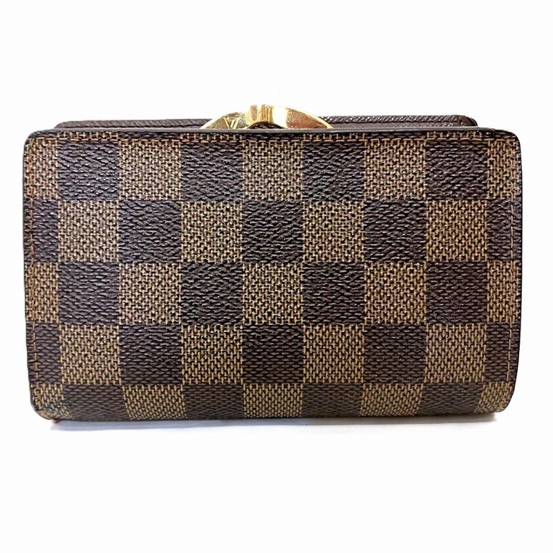 Louis Vuitton Portefeuille Monogram Bifold Wallet Canvas N61663 Women's