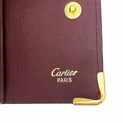 Cartier Mustline Key Case Cuff Leather Unisex