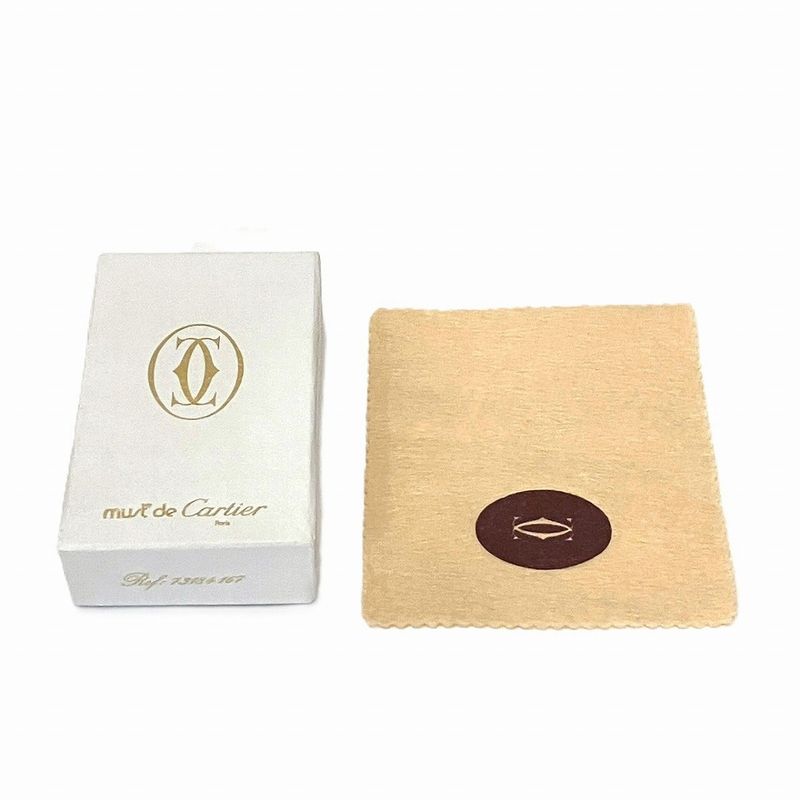 Cartier Mustline Key Case Cuff Leather Unisex