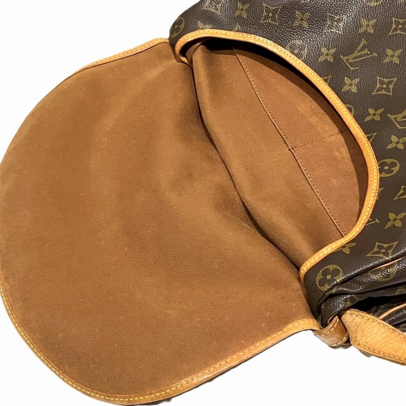 Louis Vuitton Saumur 35 Monogram Shoulder Bag Canvas M42254 Women's