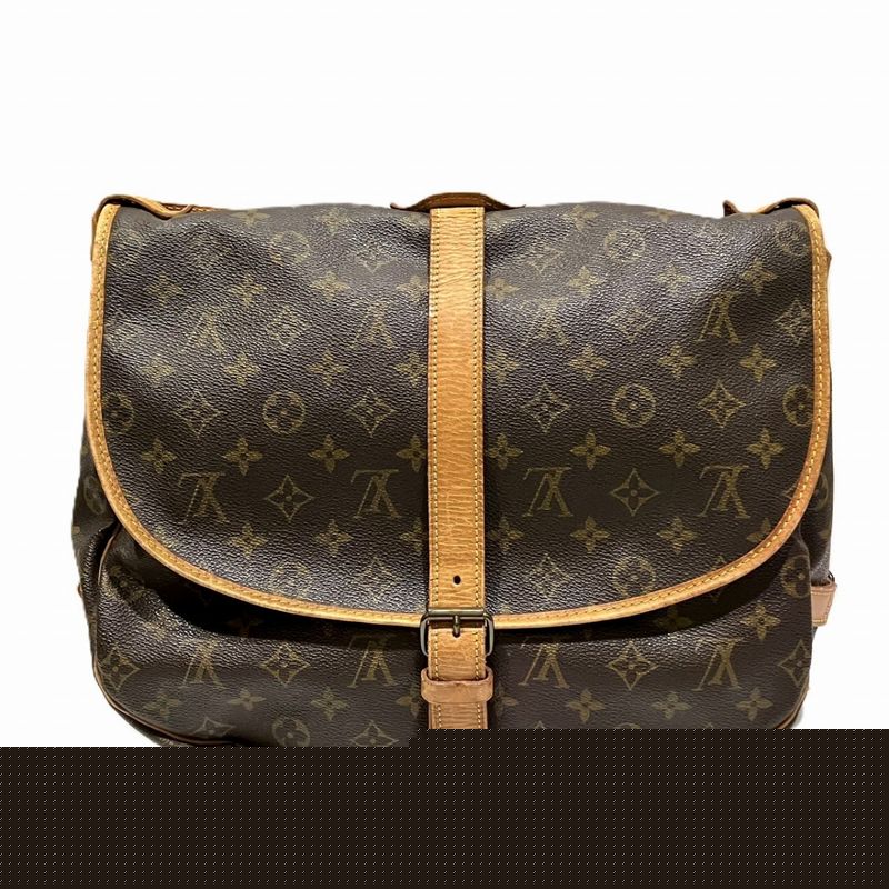 Louis Vuitton Saumur 35 Monogram Shoulder Bag Canvas M42254 Women's