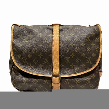 Louis Vuitton Saumur 35 Monogram Shoulder Bag Canvas M42254 Women's