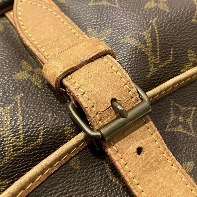 Louis Vuitton Saumur 35 Monogram Shoulder Bag Canvas M42254 Women's