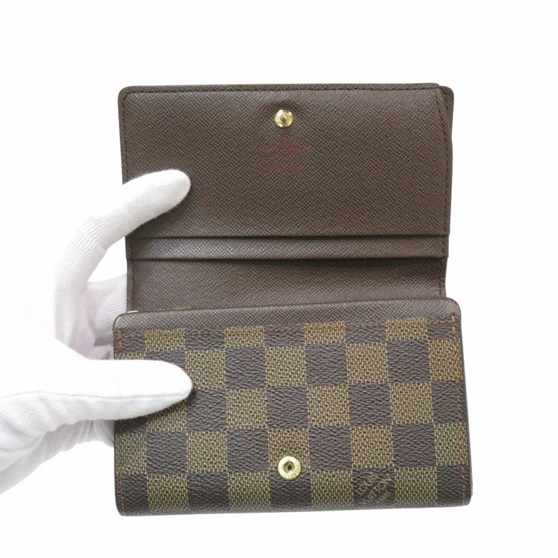 Louis Vuitton Damier Bifold Wallet PVC N61736 Unisex