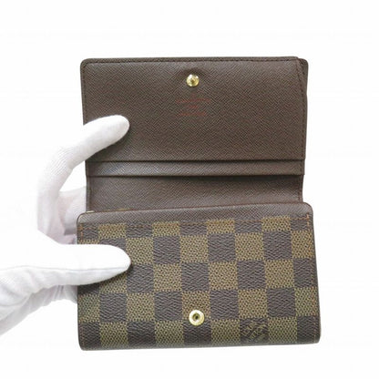 Louis Vuitton Damier Bifold Wallet PVC N61736 Unisex