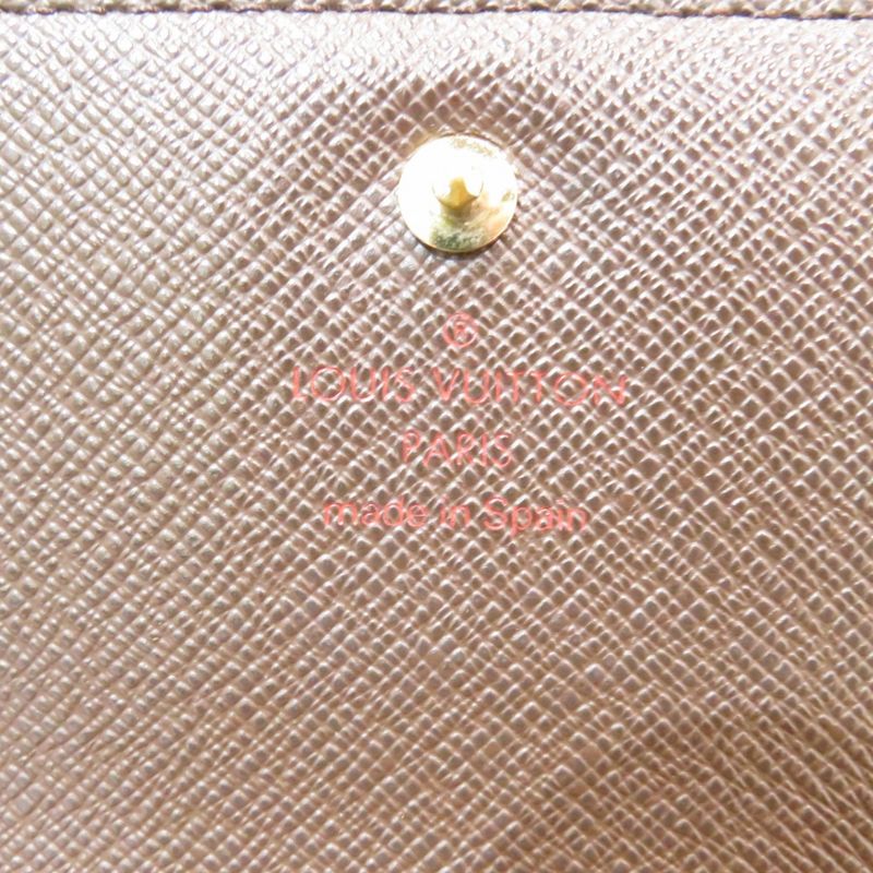 Louis Vuitton Damier Bifold Wallet PVC N61736 Unisex