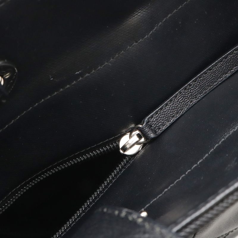 CHANEL Paris Biarritz Tote PM Tote Bag Shoulder Bag Coated Canvas Leather Black