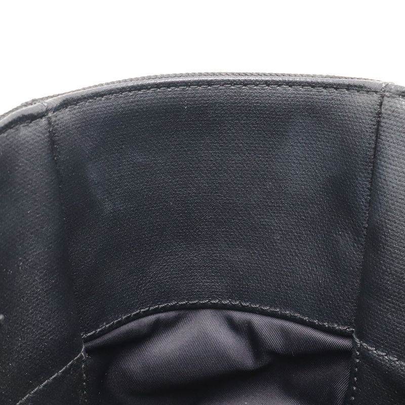 CHANEL Paris Biarritz Tote PM Tote Bag Shoulder Bag Coated Canvas Leather Black