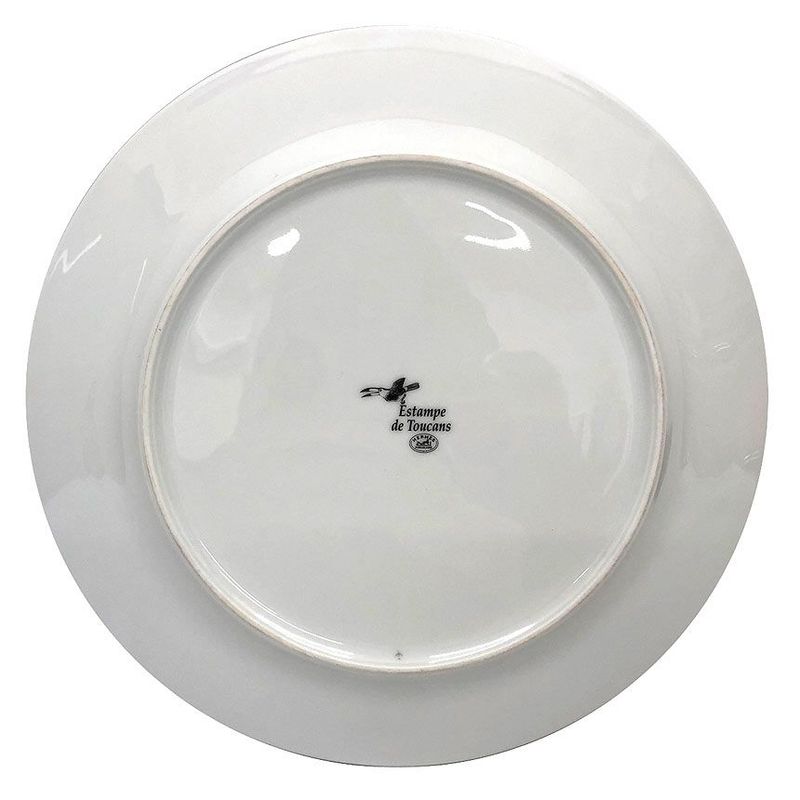 HERMES Estampe De Toucan Dina Plate 27cm (10.63in) Large Plate Bird