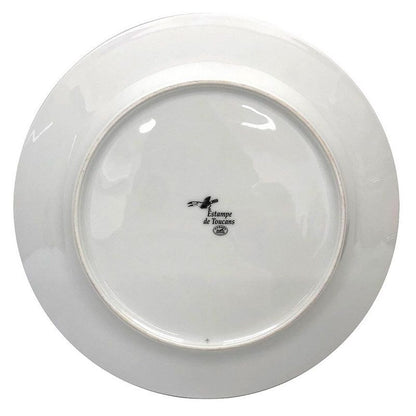 HERMES Estampe De Toucan Dina Plate 27cm (10.63in) Large Plate Bird