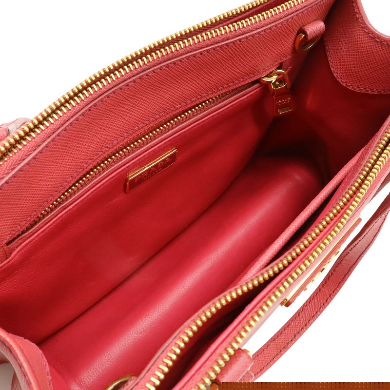 PRADA Galleria Triangle Logo Handbag Mini Bag 2WAY Shoulder Bag Crossbody