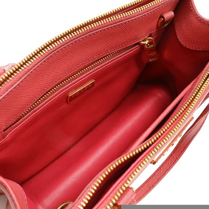 PRADA Galleria Triangle Logo Handbag Mini Bag 2WAY Shoulder Bag Crossbody