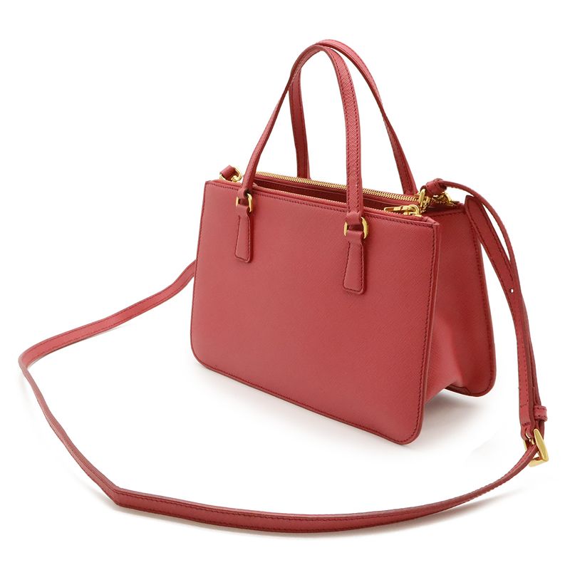 PRADA Galleria Triangle Logo Handbag Mini Bag 2WAY Shoulder Bag Crossbody
