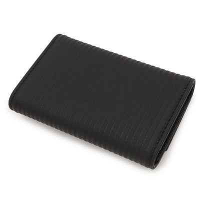 BVLGARI Mirelige 6 Key Case Coated Heritage Canvas Leather Black Silver-hardware