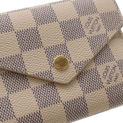 Louis Vuitton Damier Azure Portefeuille Victorine Trifold Wallet Trifold Wallet
